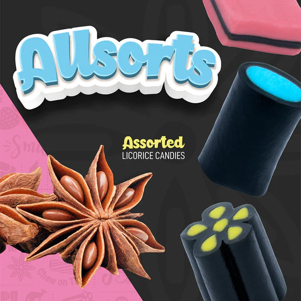 Wiley Wallaby Allsorts Licorice Peg Bag