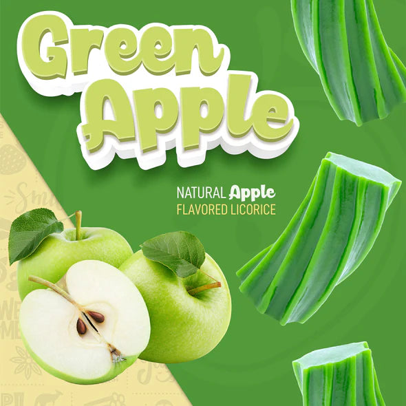 Wiley Wallaby Green Apple Licorice