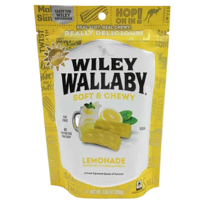 Wiley Wallaby Lemonade Twists Peg Bag