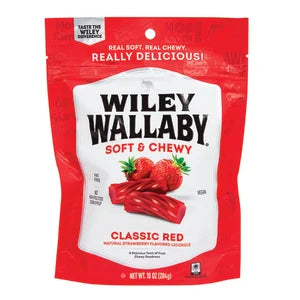 Wiley Wallaby Classic Red Australian-Style Licorice