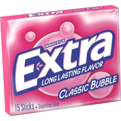 Wrigley's Extra Classic Sugar Free Bubble Gum