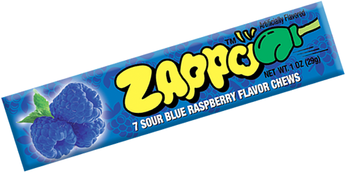 Zappo Blue Raspberry Chews