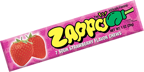 Zappo Sour Strawberry Chews