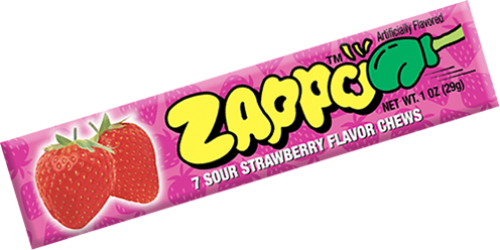Zappo Sour Strawberry Chews