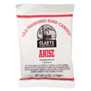 Claeys Anise Hard Candies 6oz Bag - 2 Kids Candy Store Newport's Best ...