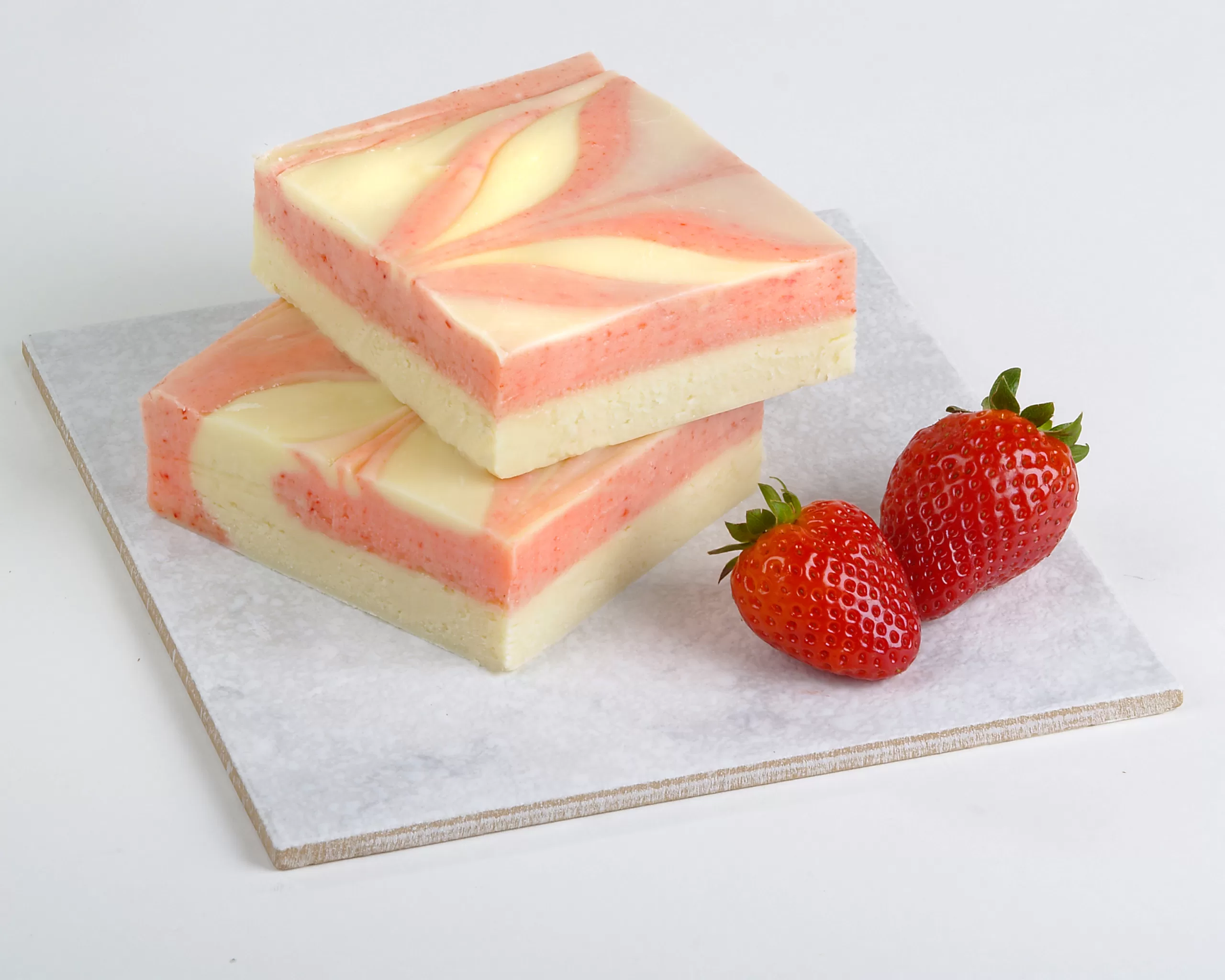 Strawberry Cheesecake Fudge